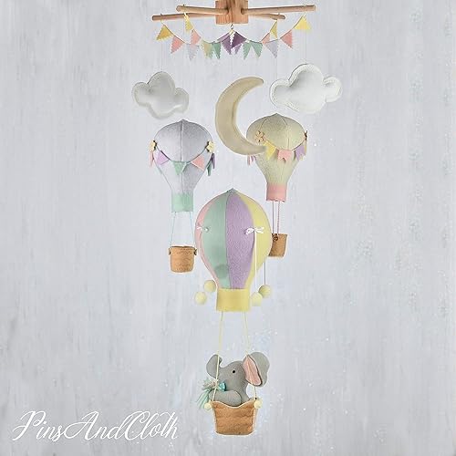 hot air balloon baby mobile