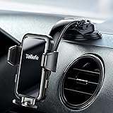 Car Phone Holder Mount, Tollefe [Never Block The View] Universal Adjustable Strong Suction Cell Phone Mount for Car Dashboard