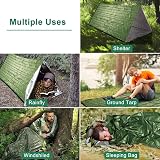EEEKit Survival Bivy Bags 2 Pack Waterproof Mylar Thermal Emergency Sleeping view 5