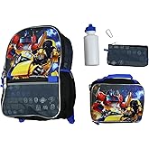 AI ACCESSORY INNOVATIONS Transformers Backpack Optimus Prime and Bumblebee 5 Piece Tote Bag Set 16"
