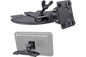 1Zero CD Slot Mount for CarPlay Screen, 360° Rotation Tool-Free Installation CarPlay CD Mount Compatible with 7-11 Inch Portable Car Play Screens & GPS Navigation