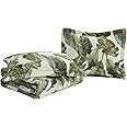 Tommy Bahama - King Quilt Set, Reversible Cotton Bedding with Matching Shams, Pre-Washed for Added Softness (Fiesta Palms Green, King)
