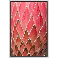 SIGNWIN Framed Canvas Wall Art Tropical Succulent Plant Canvas Prints Home Artwork Decoration for Living Room,Bedroom - 16x24 inches