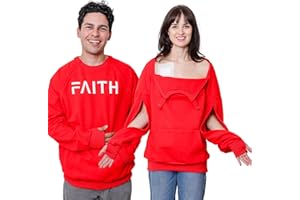 MANDMCARES Dialysis Sweatshirts with Dual Zip chest Access Hemodialysis Two Way Arm Zippers to Fistula Port and Line for Men and Women