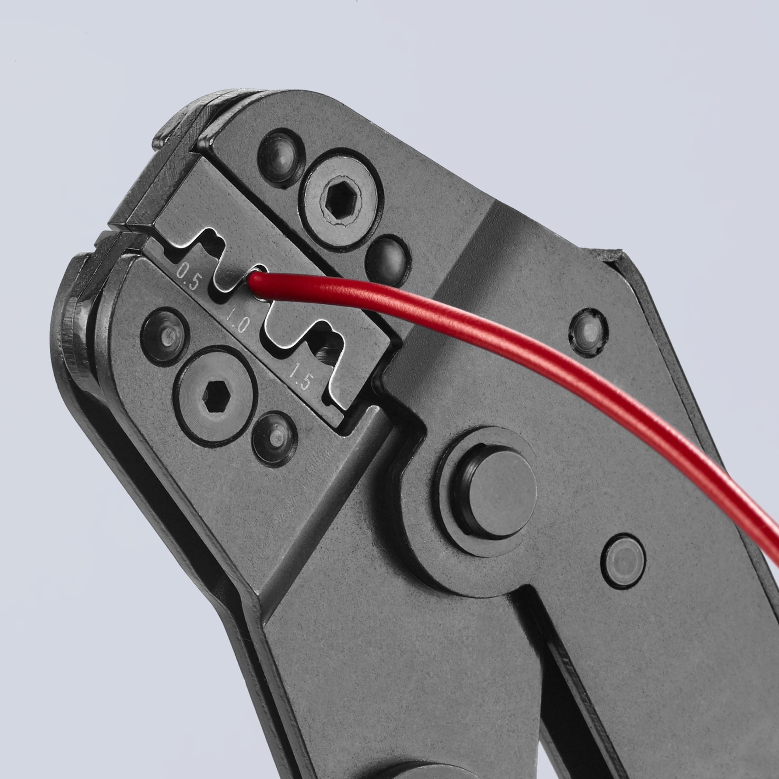 KNIPEX Crimpzange für nicht isolierte offene Steckverbinder 7