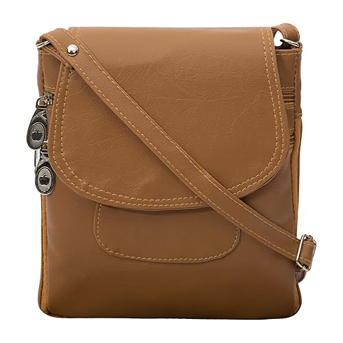 beige side bag