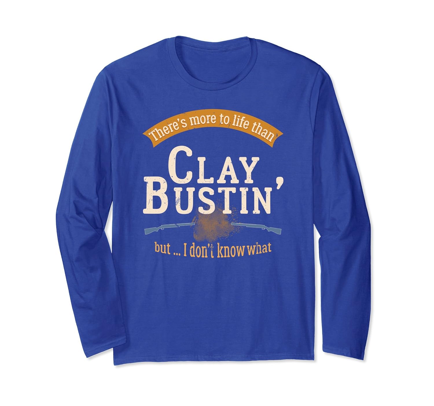 Clay Shooting Shirt Long Sleeve Funny Trap Skeet Sporting-anz