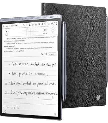 iFLYTEK AINOTE Air 2 Bundle – Stylus Pen & Folio Case, 8.2