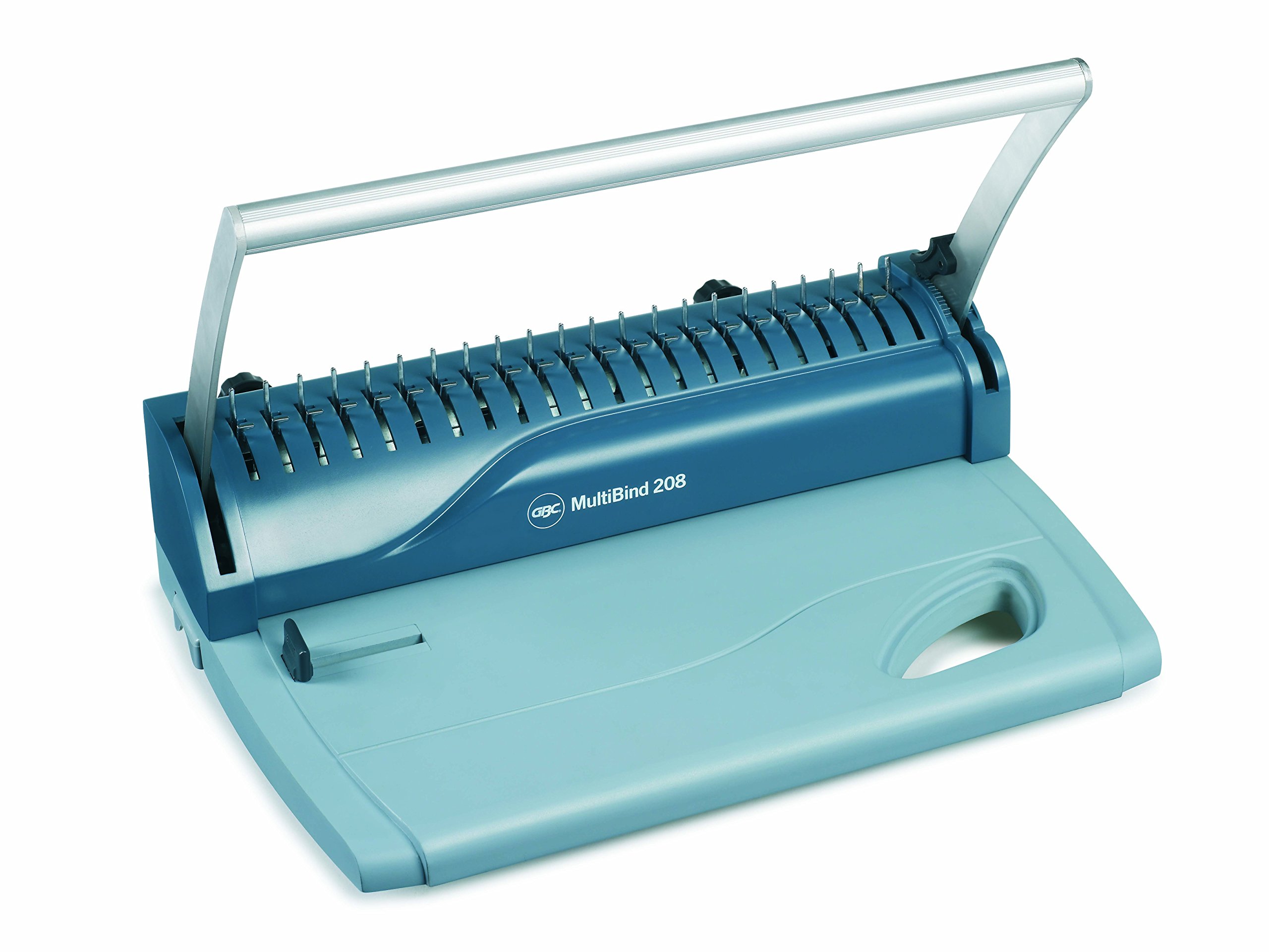 GBC MultiBind 208 Multifunctional Binder, 8 Sheet Punch Capacity, 125 Sheet Binding Capacity, A4, Blue, 4400110