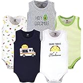 Hudson Baby Unisex Baby Cotton Sleeveless Bodysuits