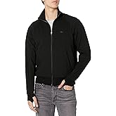 Lacoste Mens High Neck Cotton Blend Zip Sweatshirt