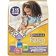 Purina Kitten Chow Kitten Food Healthy Development with Real Chicken Dry Kitten Food - (Pack of 4) 3.15 lb. Bags