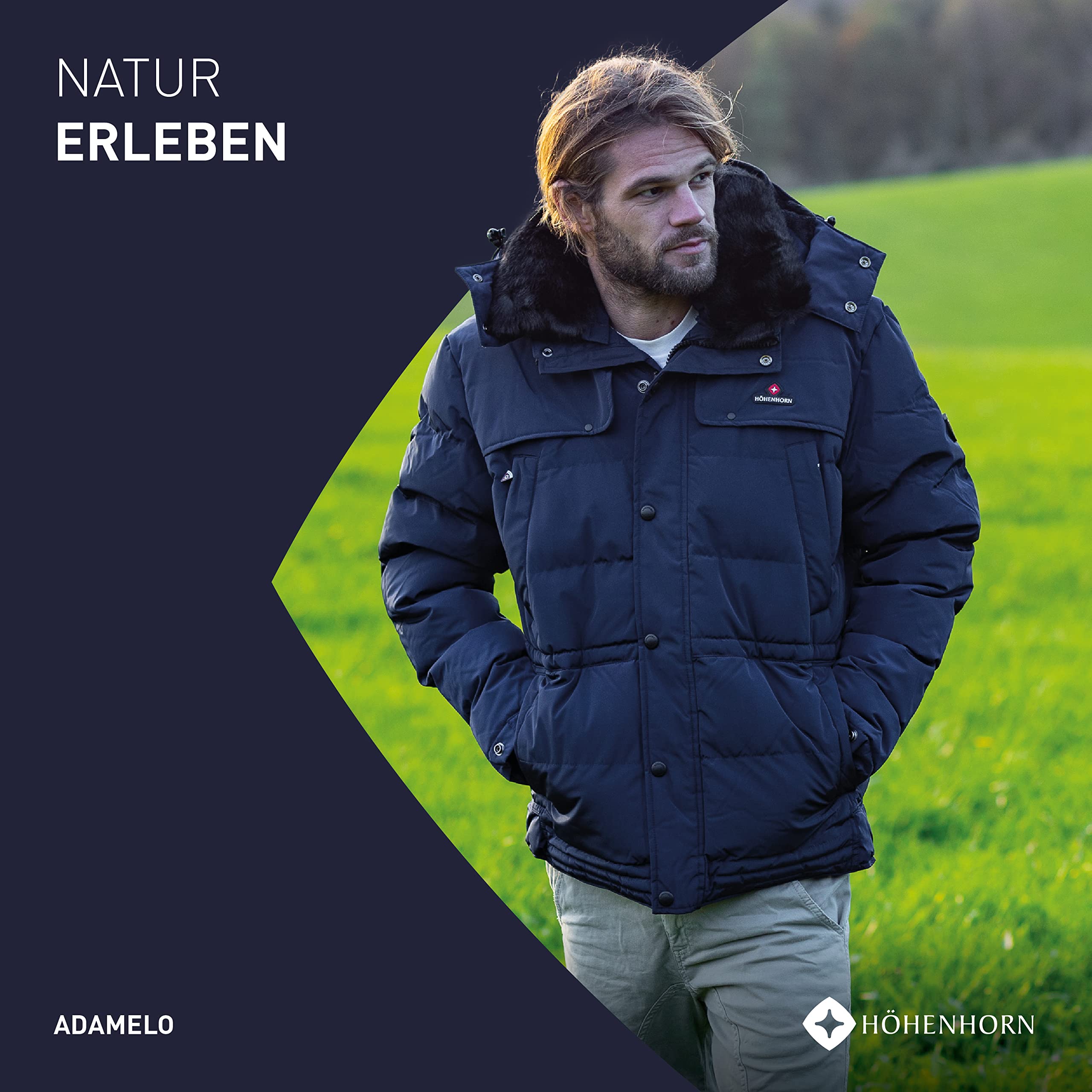 Höhenhorn Adamelo Herren Winter Jacke Navy Gr. L 2