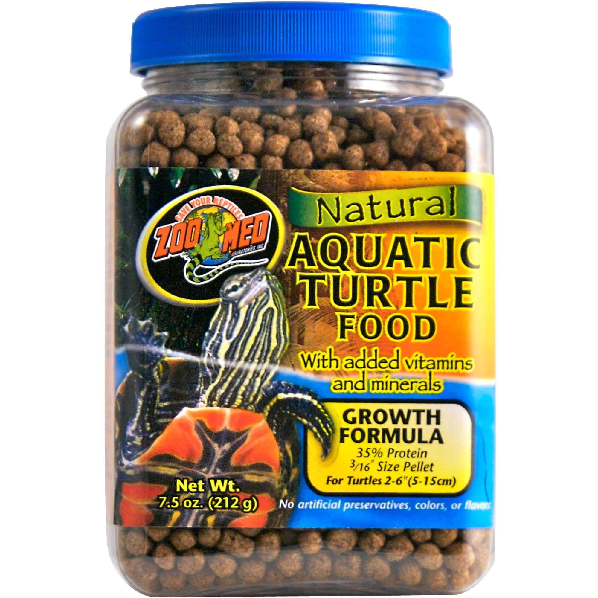 Zoo Med Aquatic turtle food, growth formula, 212 gm