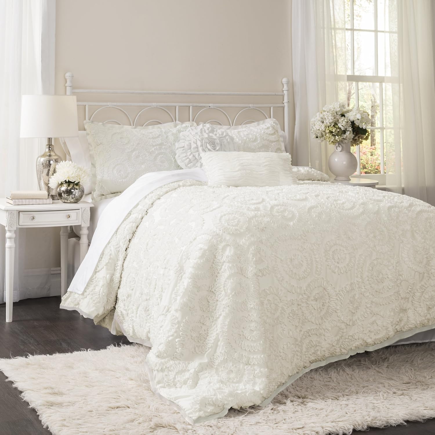 Comforter Sets Lush Decor Serena 3 Piece Comforter Set Full Queen