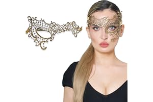 LUXURY MASK Masquerade Mask For Women Lace Masquerade Masks for Masquerade Party, Proms, Venetian Party, Mardi Gras, Halloween & Cosplay