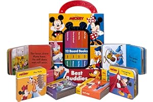 Mickey Mouse & Friends Mickey, Minnie and More! - My First Library Board Book Block 12-Book Set - PI Kids