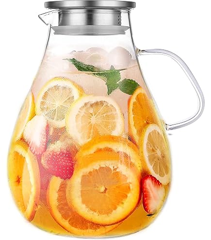 5 Gallon Glass Water Jug 5 Gallon Mexican Vitrolero Jug - Clear Beverage Dispenser For Aguas Frescas & Parties Clear Plastic Drink Container