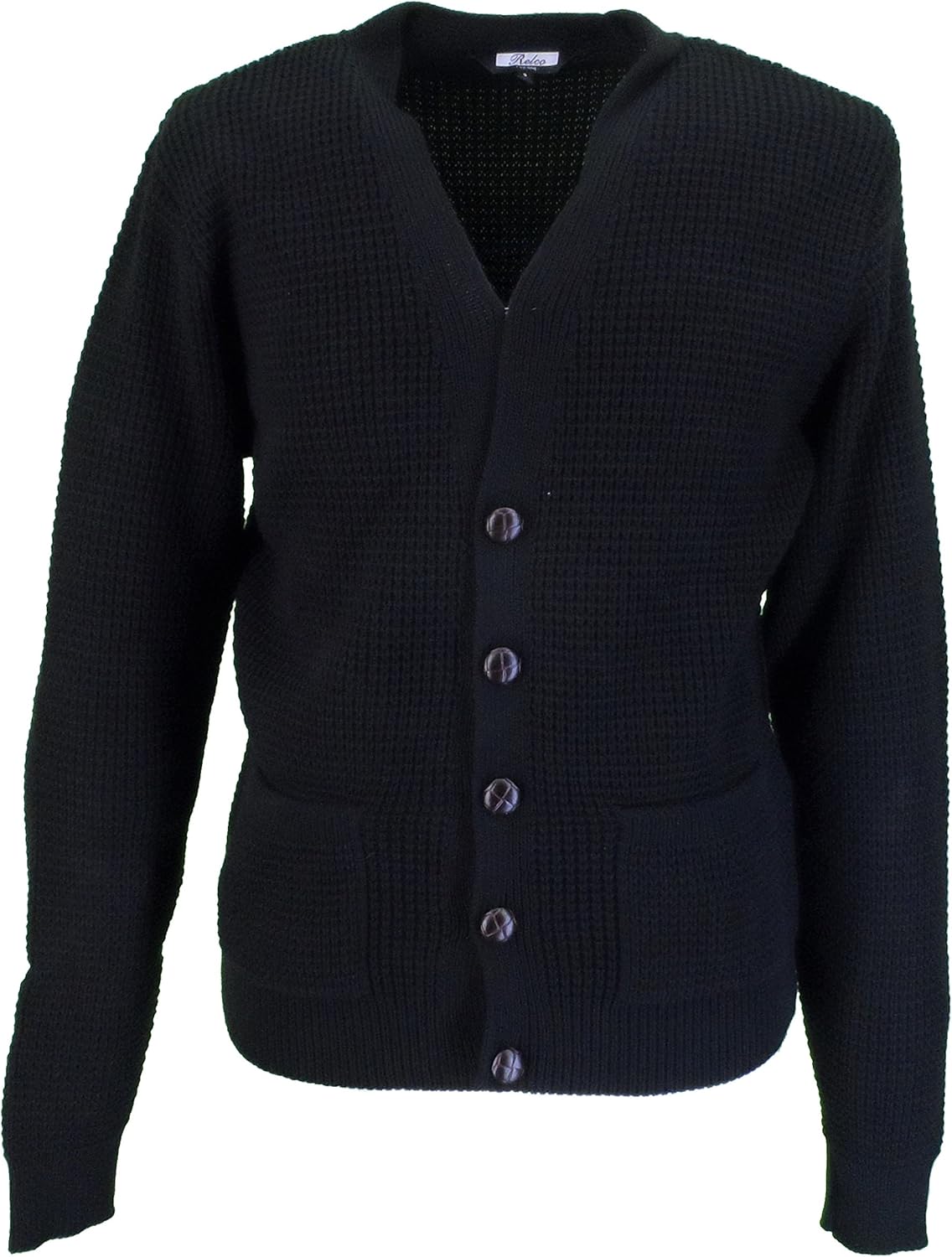 skinhead waffle cardigan