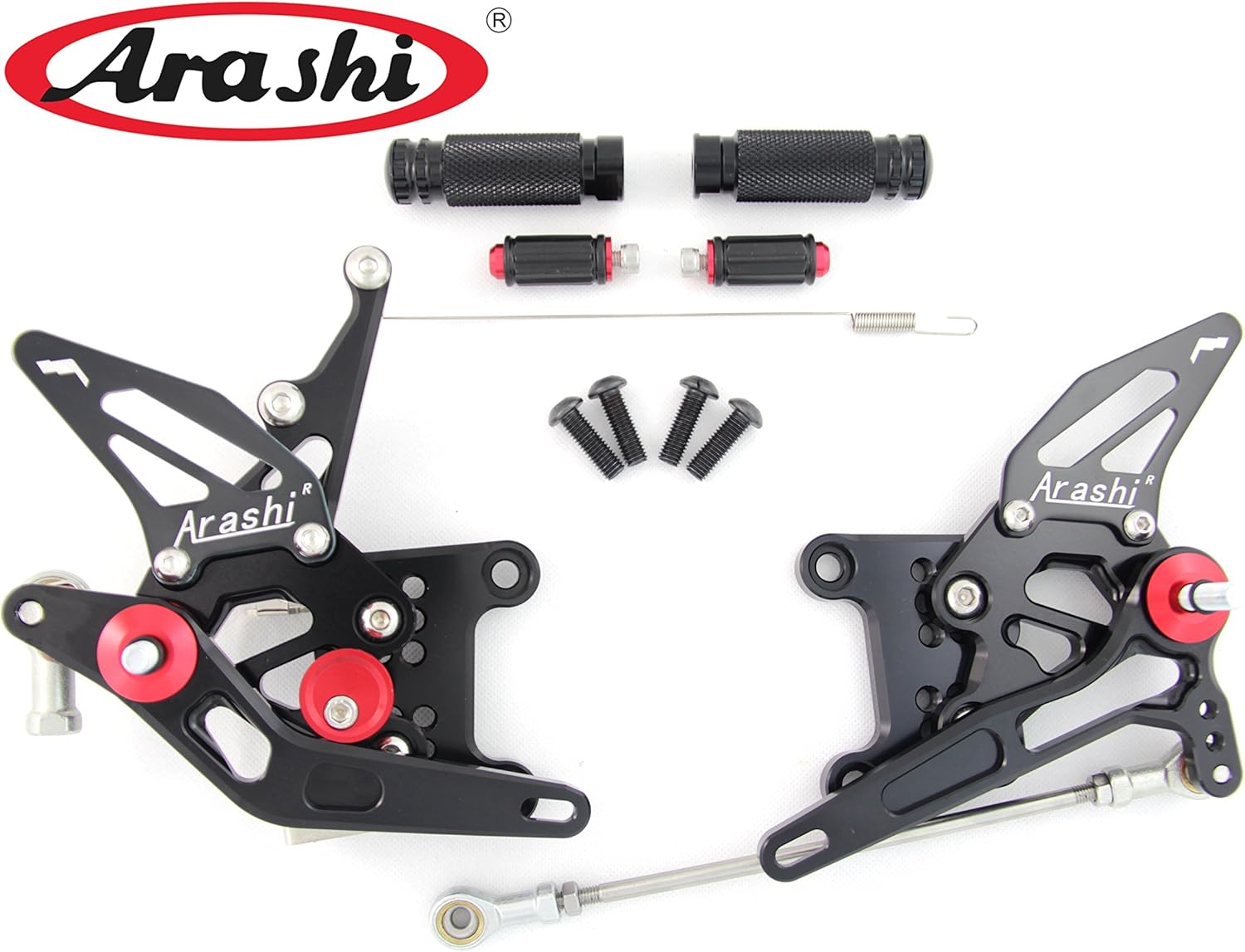 Arashi Rearsets Footrests FootPegs for TRIUMPH SPEED TRIPLE