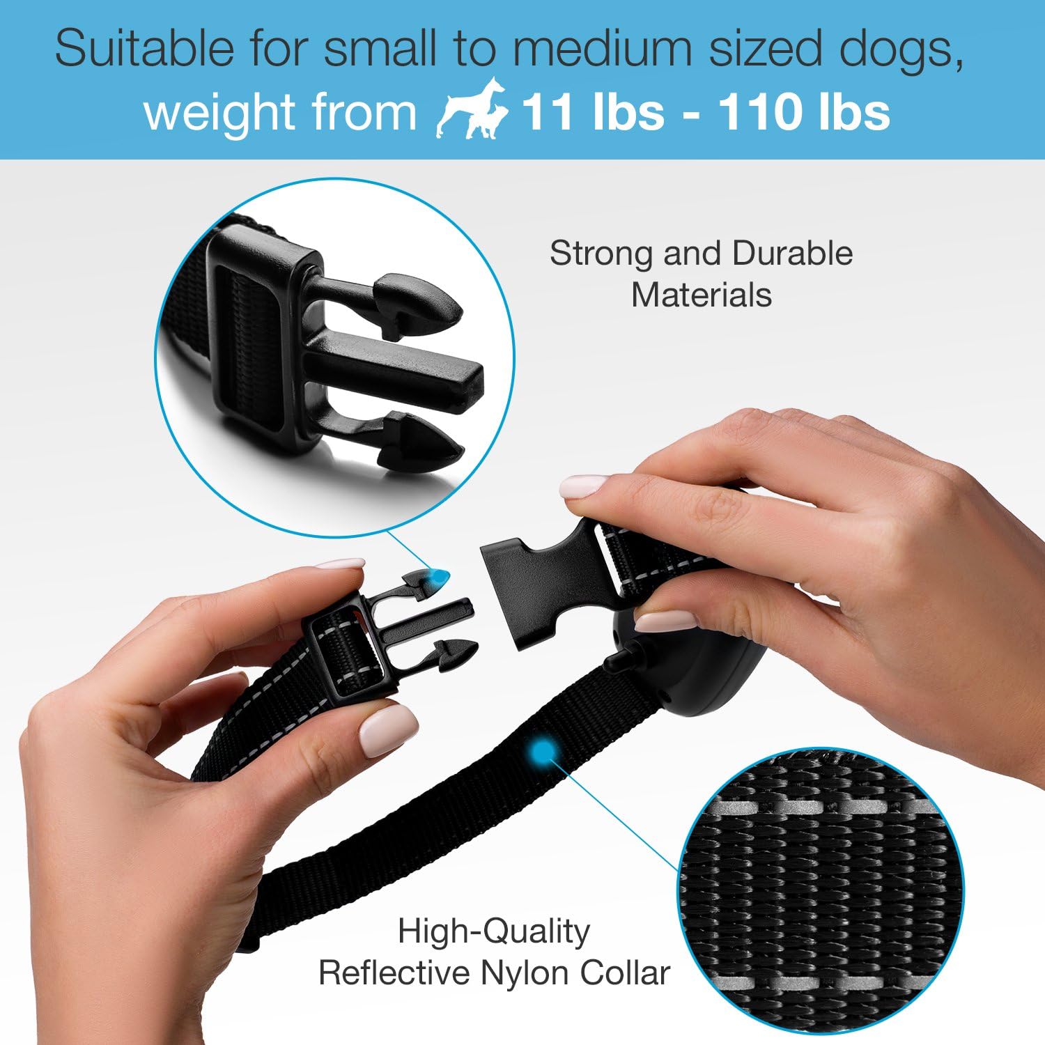 DogRook Bark Collar Humane, No Shock Training Collar Vibration Sound Care 651866969248 eBay