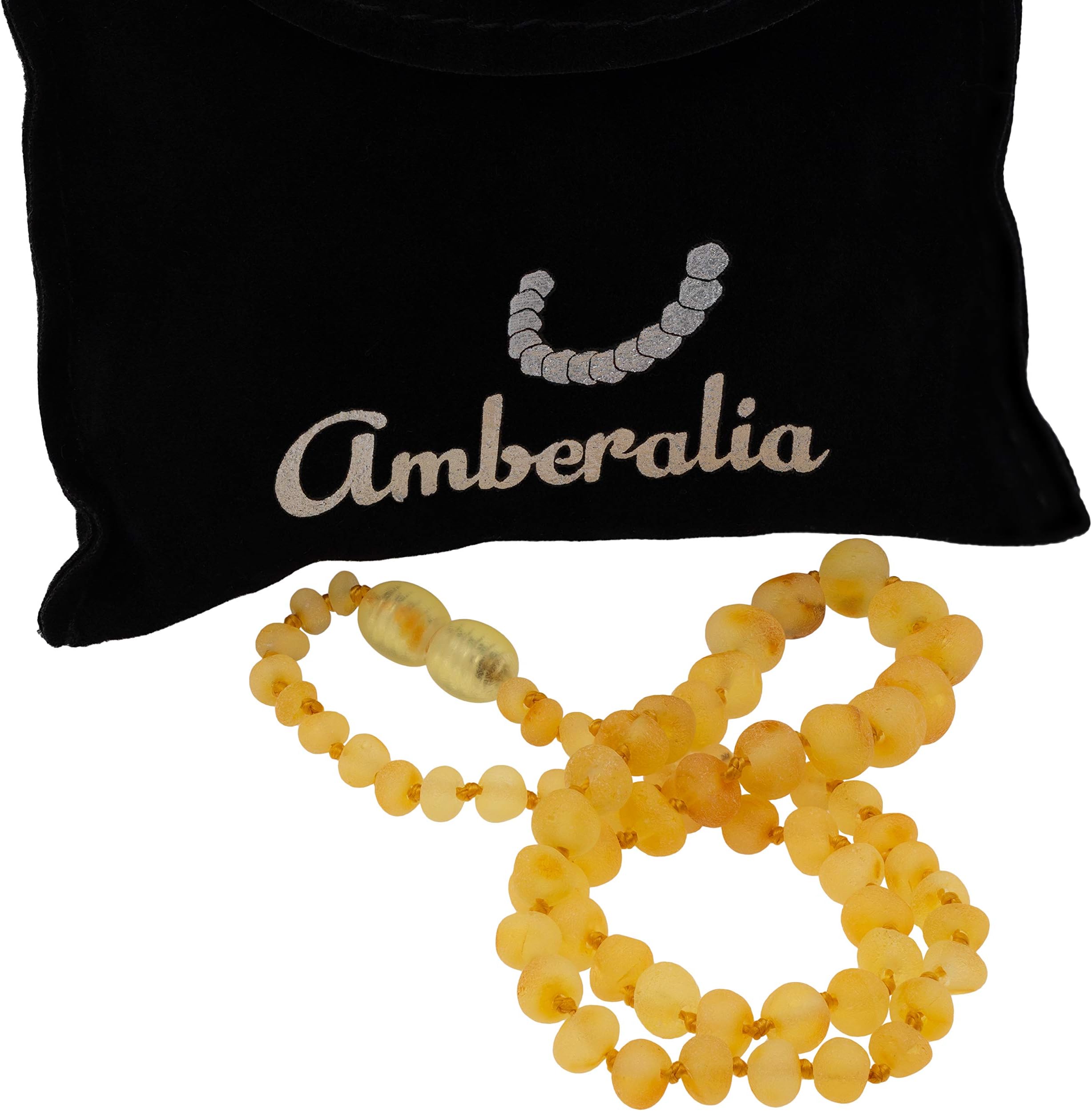 Baby Baltic Amber Teething Necklace, GIA certificated, Drooling and Teething Relief - Boost Immune System - Infants/Toddler