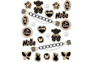 COYWX Cute Shoe Charms for Women Lovely Pink Fish Cat Charms for Girls Pearl Shoe Chain 22CS