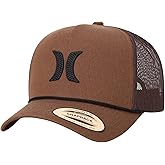 Hurley Men's Trucker Hat - High Icon Snap Back Comfortable Curved Bill with Adjustable Snap Closure - Trucker Hats for Men