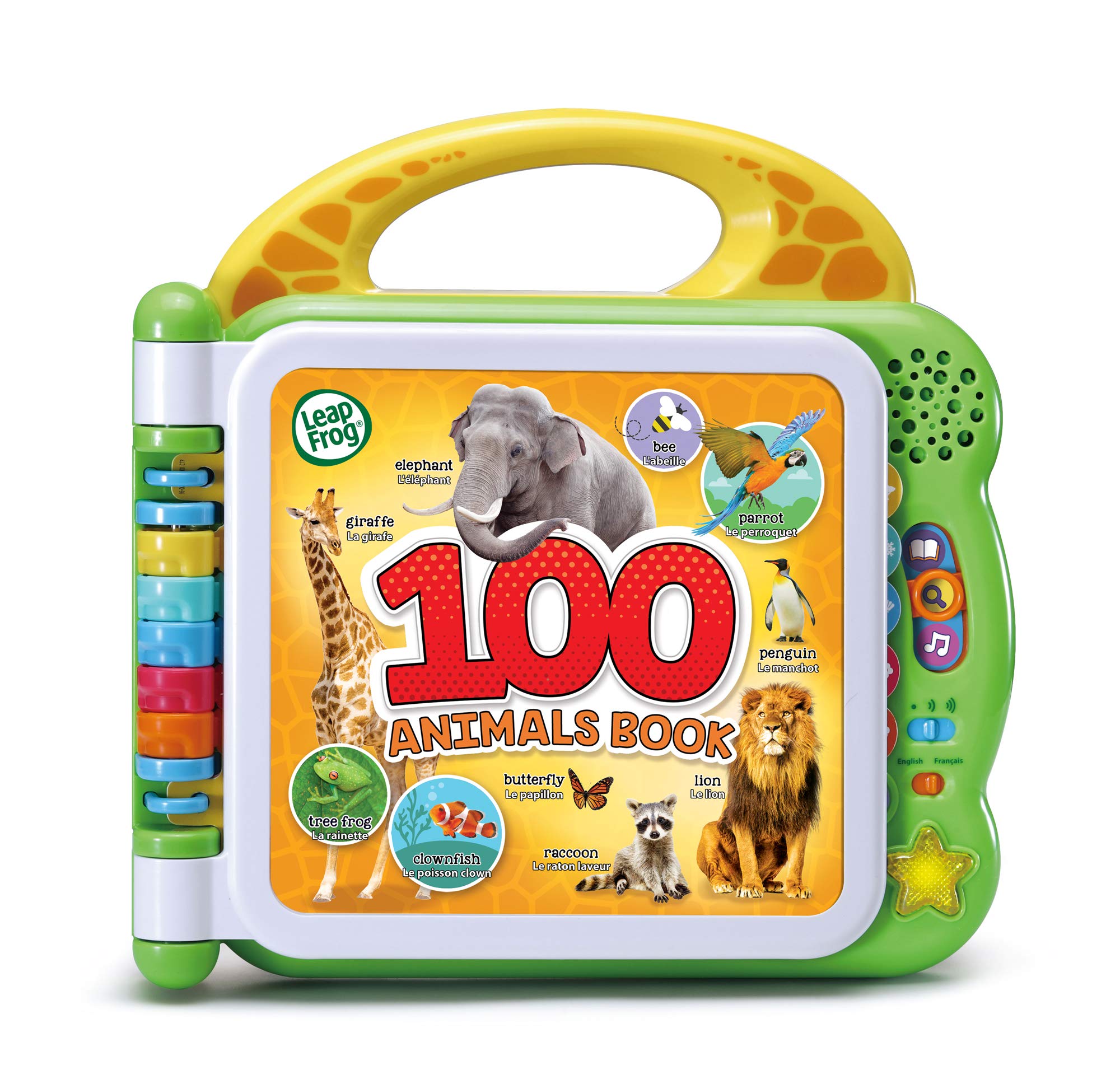 LeapFrog 100 Animals Book, Baby Book with Sounds and Words for Learning Play, Educational Toy for Kids, Preschool Toys, Bilingual Toy for Boys and Girls Aged 18 Months, 1, 2, 3 Years, English Version