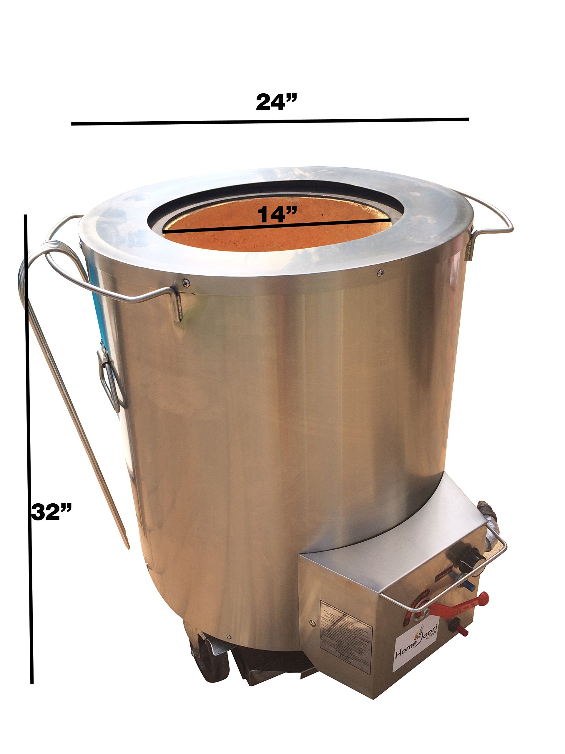 Tandoorigrillers Tandoori Grill Propane Stainless Steel Outdoor