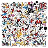 50Pcs Cute Mickey Mouse Sticker for Kids, Disney Cartoon Waterproof Vinyl Decal for Teen Girl Water Bottle Skateboard Notebook Phone Guitar Bike