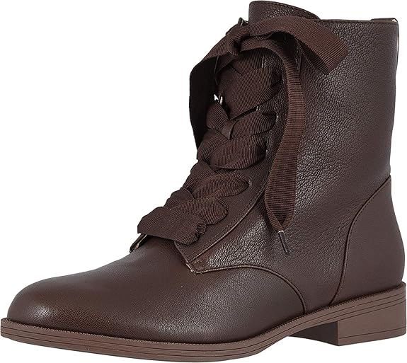 Amazon.com | Vionic Women's Holden Jayce Ribbon Lace Up Boots - Ladies Boots with Waterproof 