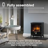 Dimplex Tango Optiflame Electric Stove Matte Black with Remote 2kW view 4