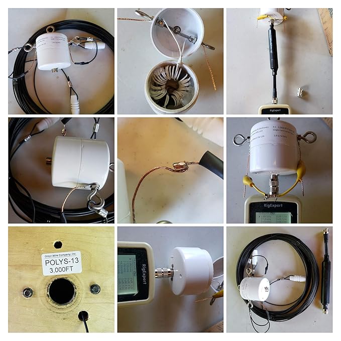 OCF Dipole 7 Band 806 Meters Antenna Poly