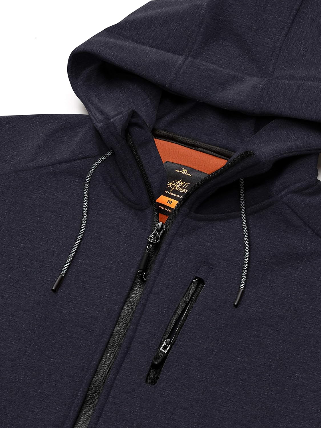 Rip Curl Men's Departed Anti Series Technical Zip Up Hooded Sweatshirt: Clothing