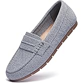 Cvistpieo Loafers for Women Comfortable Dressy Casual Work Flats Lightweight & Breathable Slip On Walking Shoes Knit