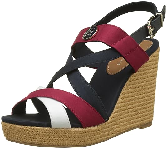 Tommy Hilfiger Damen Iconic Elena Sandal Hardware Espadrilles