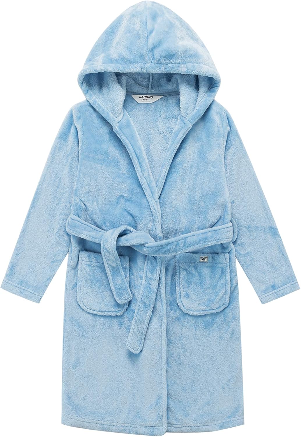 JIAHONG Kids Cozy and Soft Bathrobes Warm Fluffy Hooded
