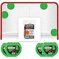 Top Shelf Targets Super Sniper 6-inch Magnetic Shooting Targets (4 Pack Set) for Hockey and Lacrosse Excellent Practice Tool 