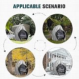 Widesmile Double Egg Chair Cover 420D Waterproof Grey with Drawstring view 5