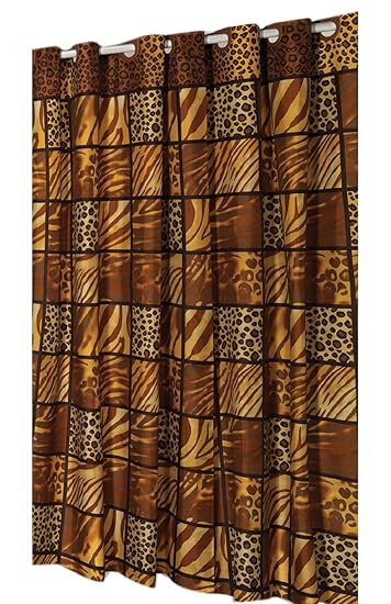 Amazon Com Hookless Wild Encounter Ez On Fabric Extra Wide Shower