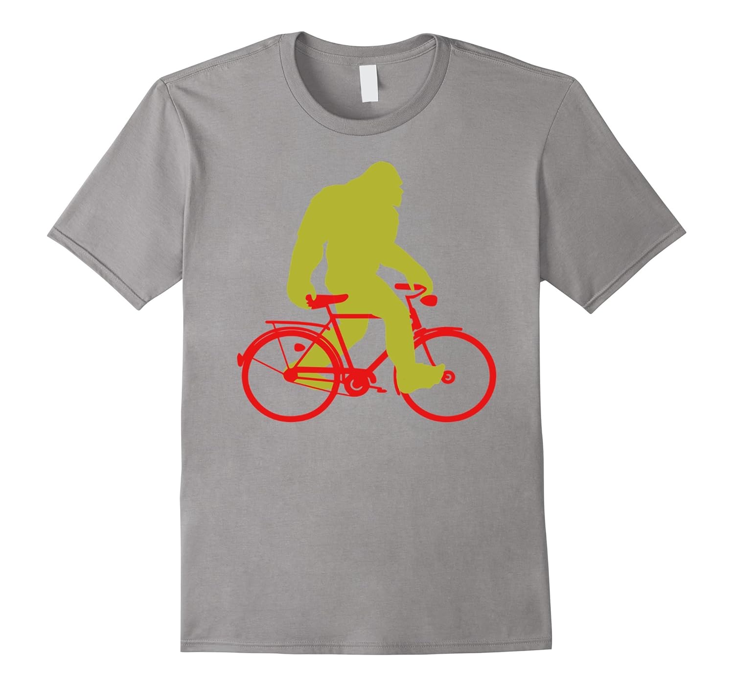 Bigfoot Riding Bicycle Shirt, Funny Cute Sasquatch Bike Gift-ANZ