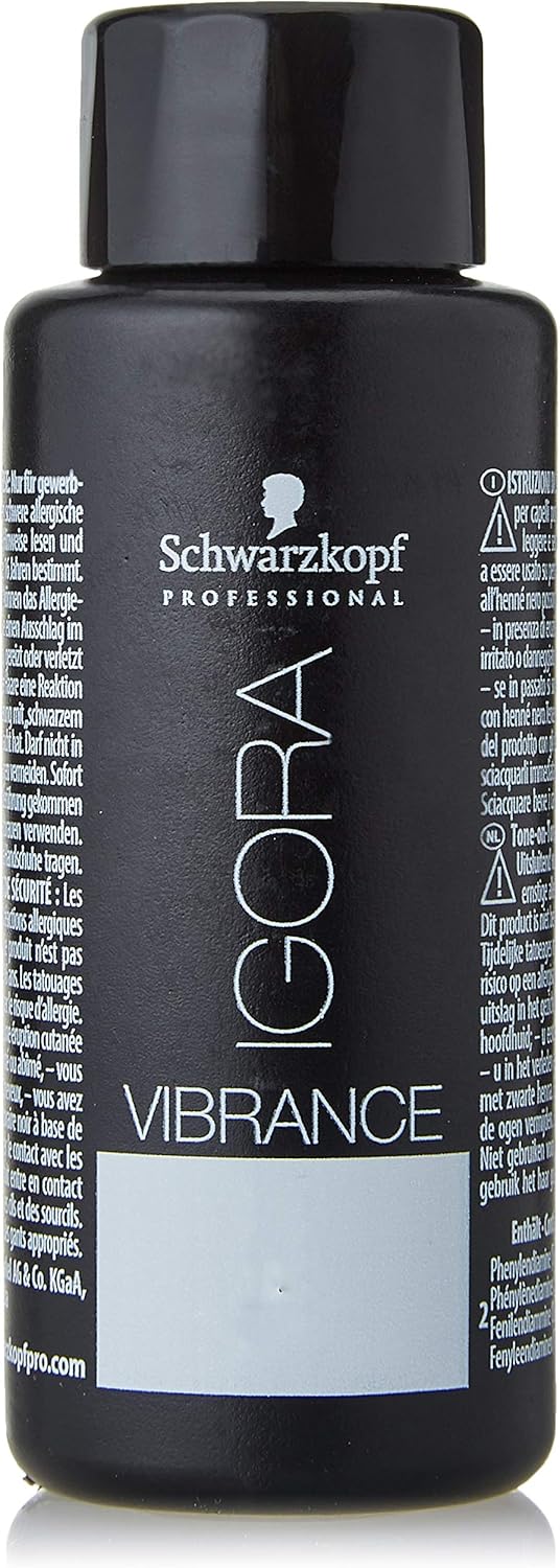 Schwarzkopf Professional Igora Vibrance Tone on Tone Hair Colour, No. 9-1 Extra Light Blonde Cendré, 60 ml 7702045560237