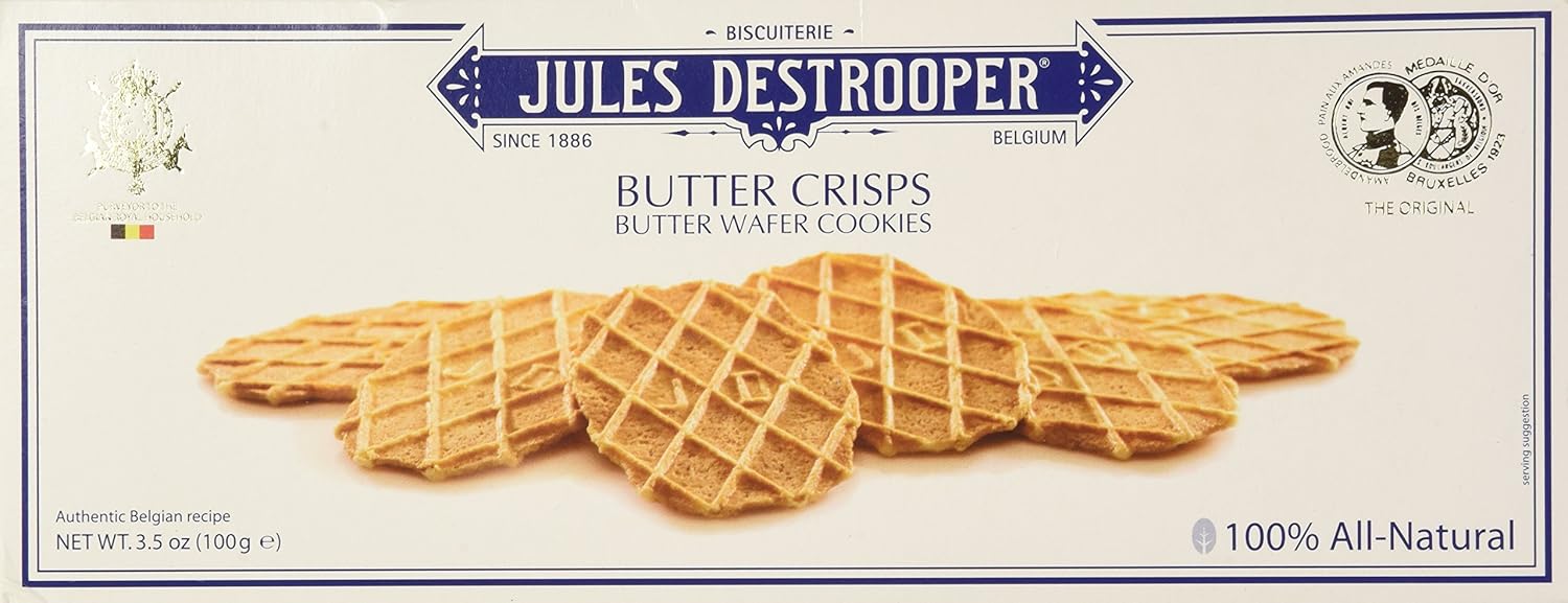 Jules Destrooper, Cookie Butter Crisp, 3.52 OZ Grocery