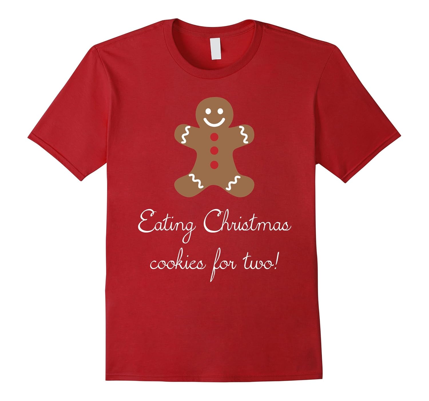 Funny Christmas Pregnancy Shirt - Christmas Cookies for Two-ANZ