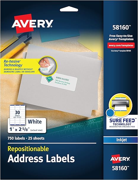 amazon avery address labels