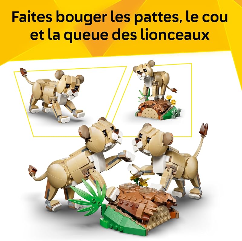 Creator 3-en-1 Animaux Sauvages : Le Lion majestueux 31386