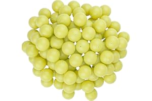 Fairly Odd Novelties 3/4" Mini Ping Pong/Table Tennis/Beer Pong Round Balls (100 Pack), 19mm, Yellow