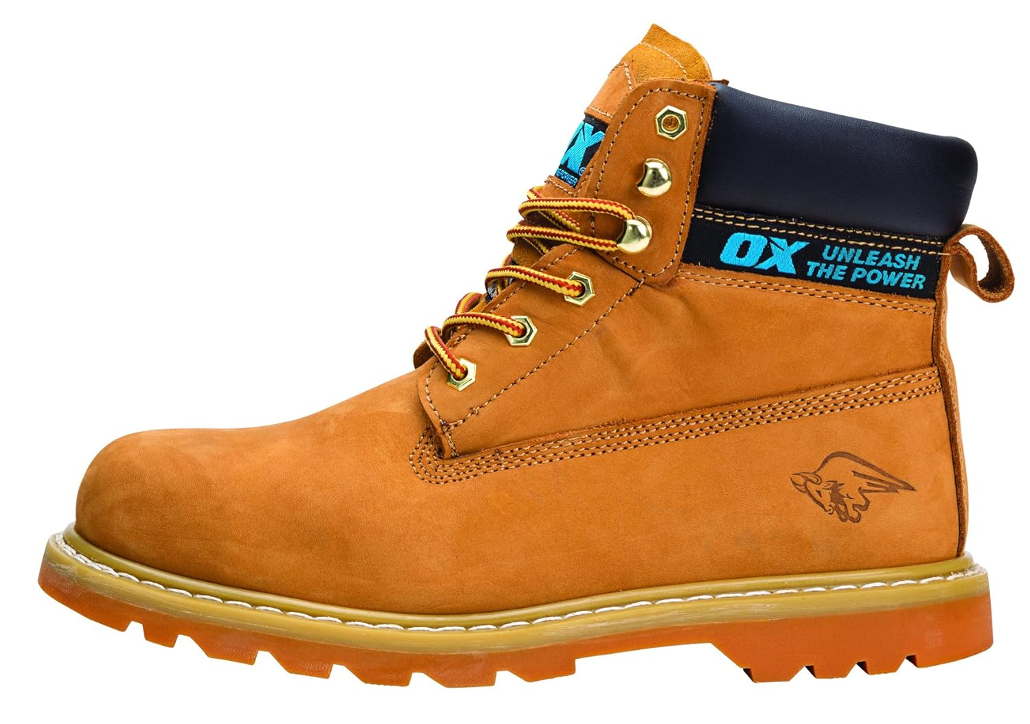 OX Safety Boots Industrial Grade Honey Nubuck Safety Boots with Steel