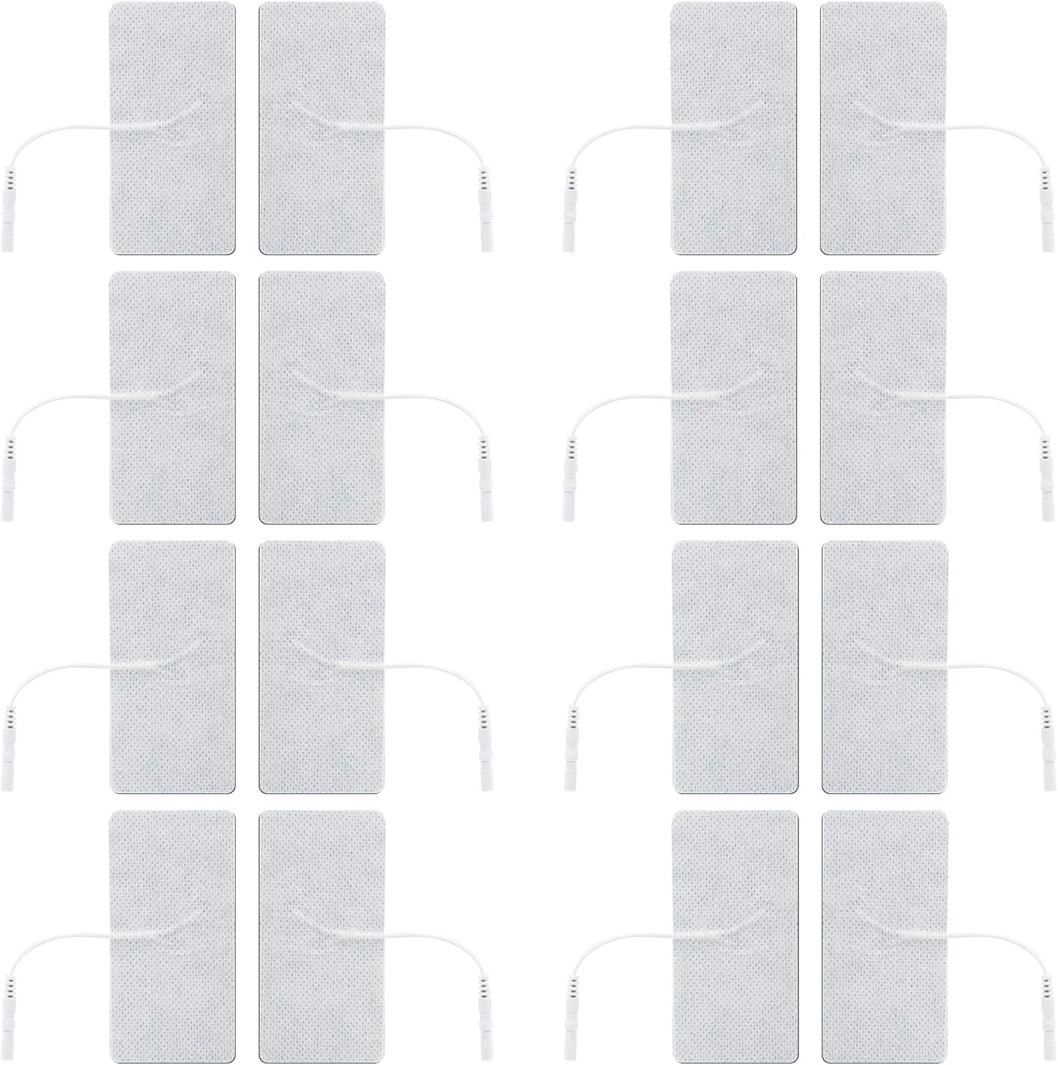 Med-Fit TENS Self-Adhesive Pads: 16 Pads (4 Packs) of Durable 5cm x 10cm Pads for Effective Pain Relief & Management